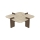 Sofabord PURO 90x90 cm beige/valnød