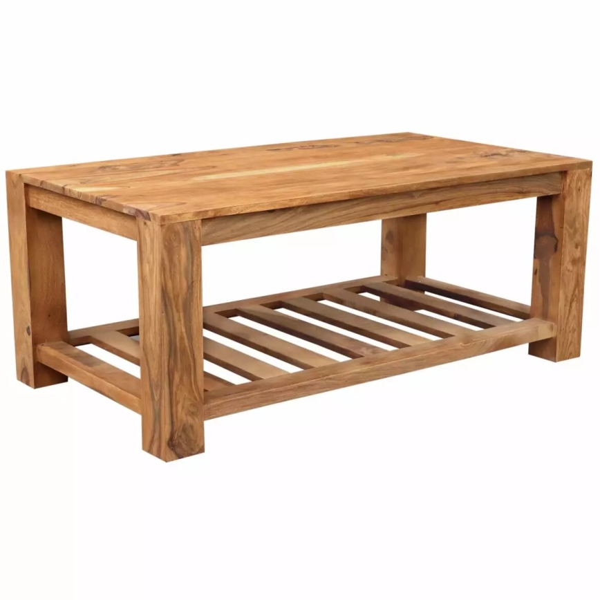 Sofabord RAMI 110x60 cm massivt træ/rosentræ