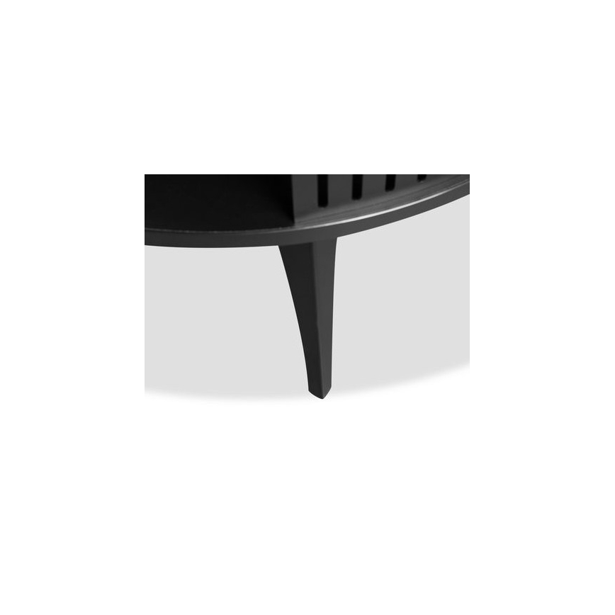 Sofabord ROENNI 44x75 cm sort/gylden eg