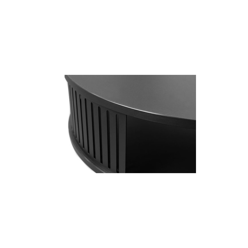 Sofabord ROENNI 44x75 cm sort/gylden eg