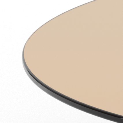 Sofabord SANOS 80 cm, røget brun