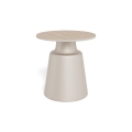 Sofabord SANTORINI Ø 45 cm beige/grå/keramik