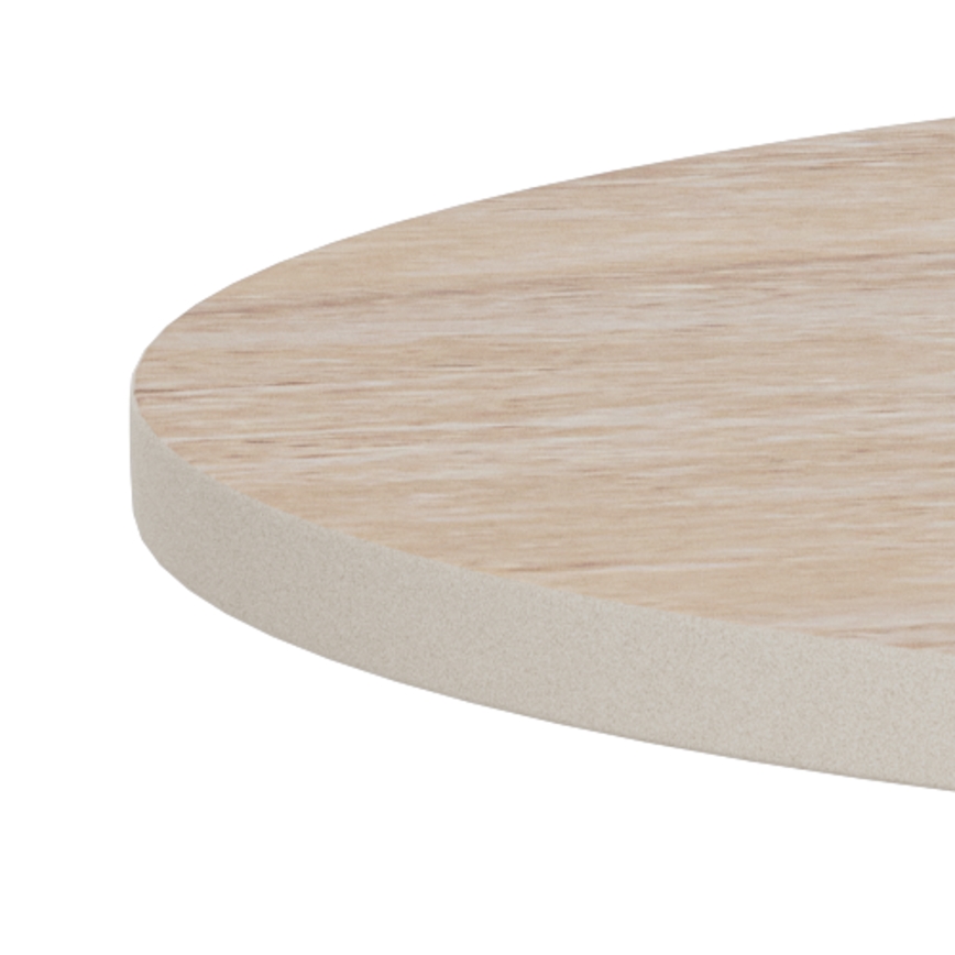 Sofabord SANTORINI Ø 45 cm beige/grå/keramik
