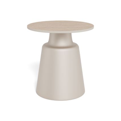 Sofabord SANTORINI Ø 45 cm beige/grå/keramik