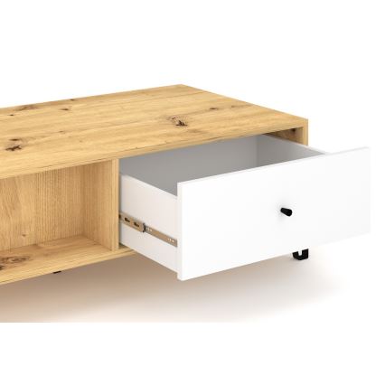 Sofabord SULA artisan-eg/hvid