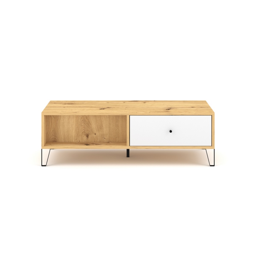 Sofabord SULA artisan-eg/hvid