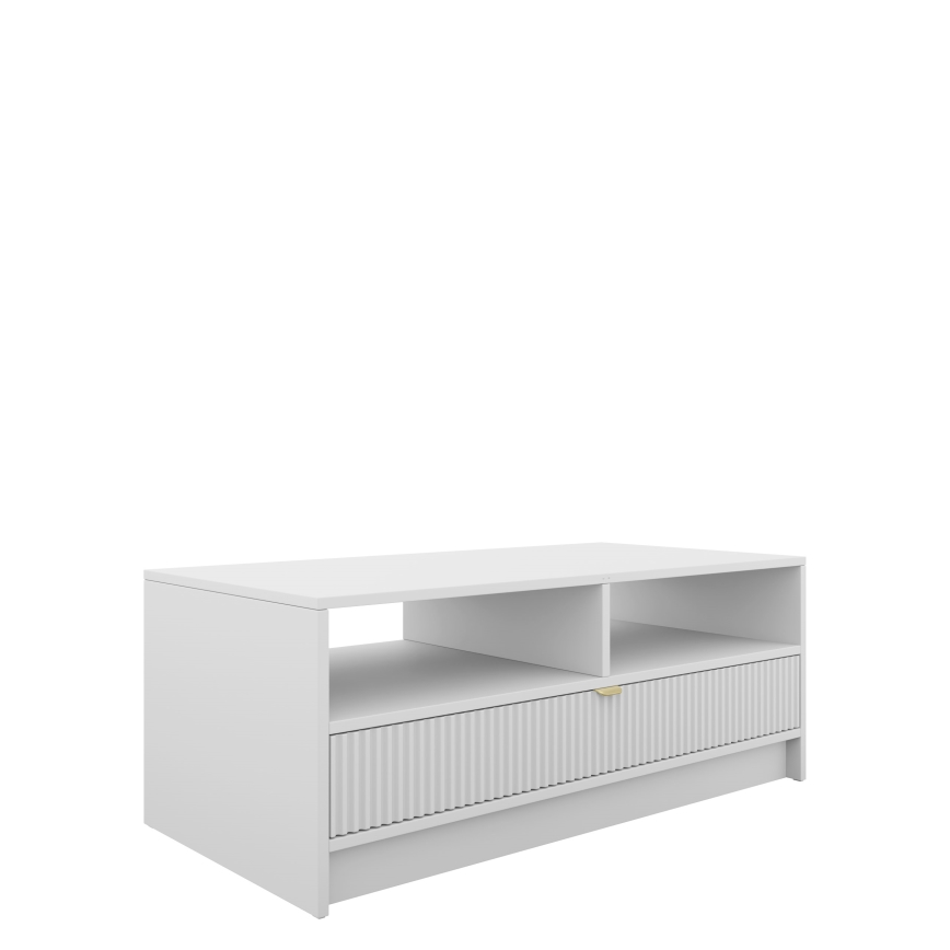 Sofabord TIRENO 100x40 cm hvid
