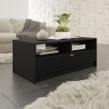 Sofabord TIRENO 100x40 cm sort