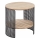 Sofabord TRAFICA 41x41 cm sort/beige