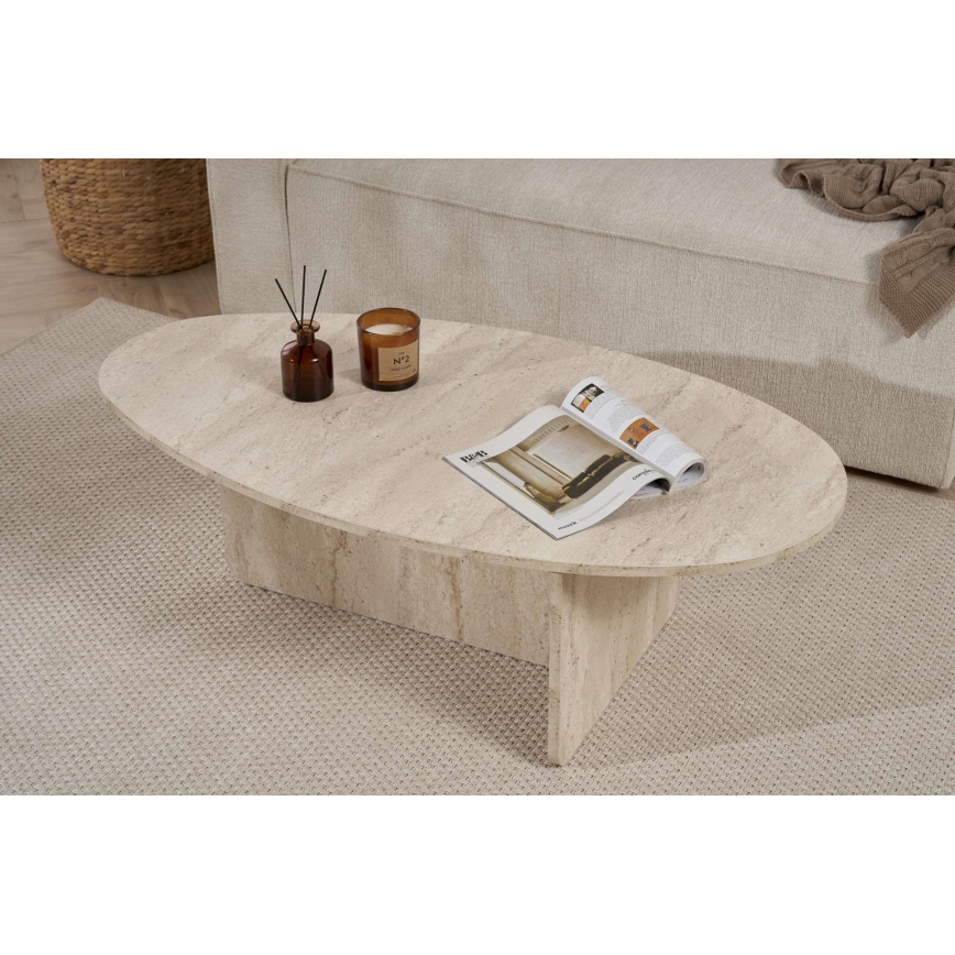 Sofabord VARUM 120x65 cm beige