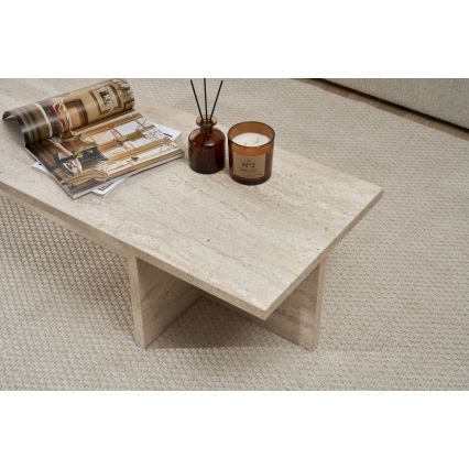 Sofabord VERUM 120x45 cm beige