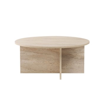 Sofabord VERUM Ø 90 cm beige