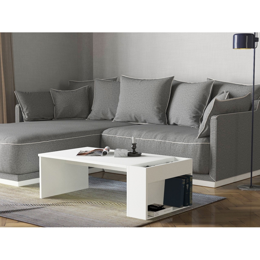 Sofabord VIEW 34x95 cm hvid