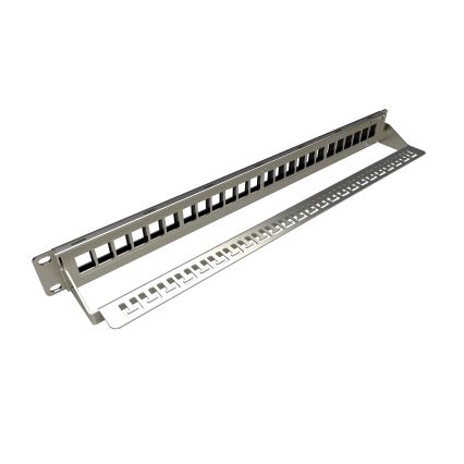 Solarix 24000100 - 19" modulært blank patch-panel 24 porte 1U