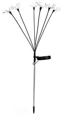 Solcelledrevet LED-dekorationslampe med sensor, 1,2 V, 3000 K (varmt hvidt lys), 73 cm, 600 mAh, IP44