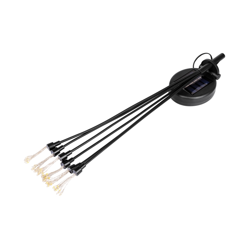 Solcelledrevet LED-dekorationslampe med sensor, 1,2 V, 3000 K (varmt hvidt lys), 73 cm, 600 mAh, IP44