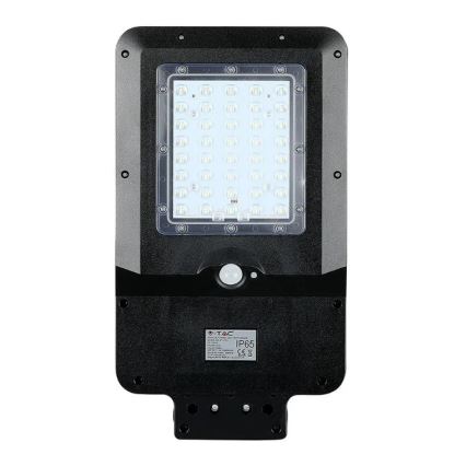 Solcelledrevet LED-gadelampe med sensor LED/15W/7,4V 4000K IP65 10800 mAh