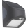 Solcelledrevet LED-væglampe med sensor, 3W/3,7V, 3000/4000K, 1200 mAh, IP54, antracit
