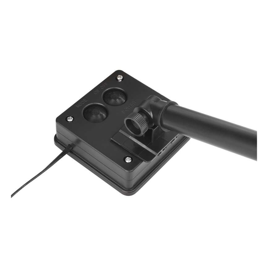 Solcelledrevet lyskæde 120xLED/2,4W/1,2V 12m IP44 600 mAh kold hvid