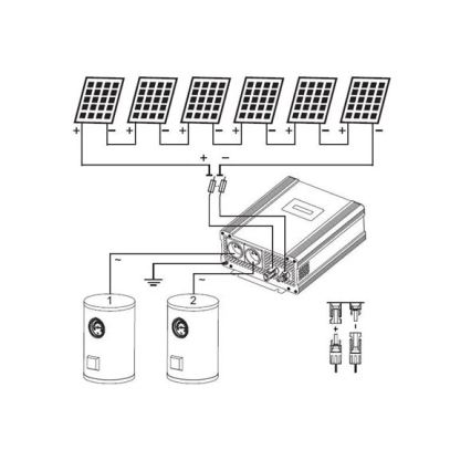Solcelleinverter til vandopvarmning ECO Solar Boost Evo MPPT-4000 4kW PRO