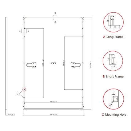 Solcellepanel Jolywood Ntype 415Wp IP68 bifacial