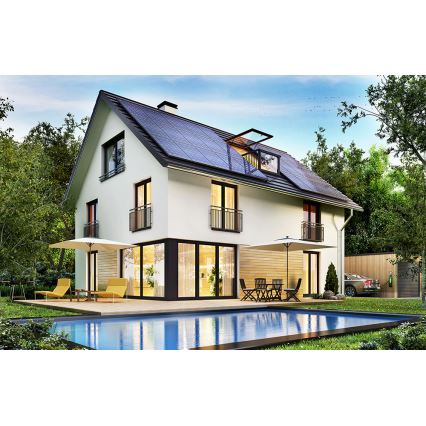 Solcellepanel RISEN 400Wp Full Black IP68 Half Cut - palle 36 stk.