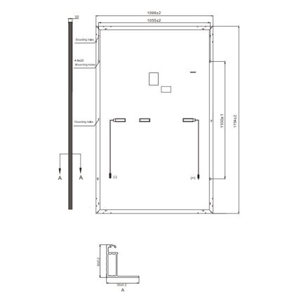 Solcellepanel RISEN 400Wp Full Black IP68 Half Cut - palle 36 stk.