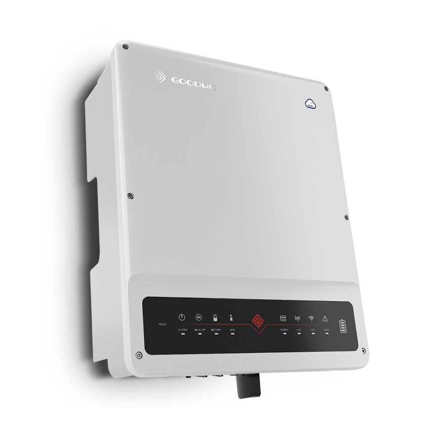 Solcellesæt GOODWE-8kW GOODWE hybridinverter 3p+10,65 kWh batteri PYLONTECH H2