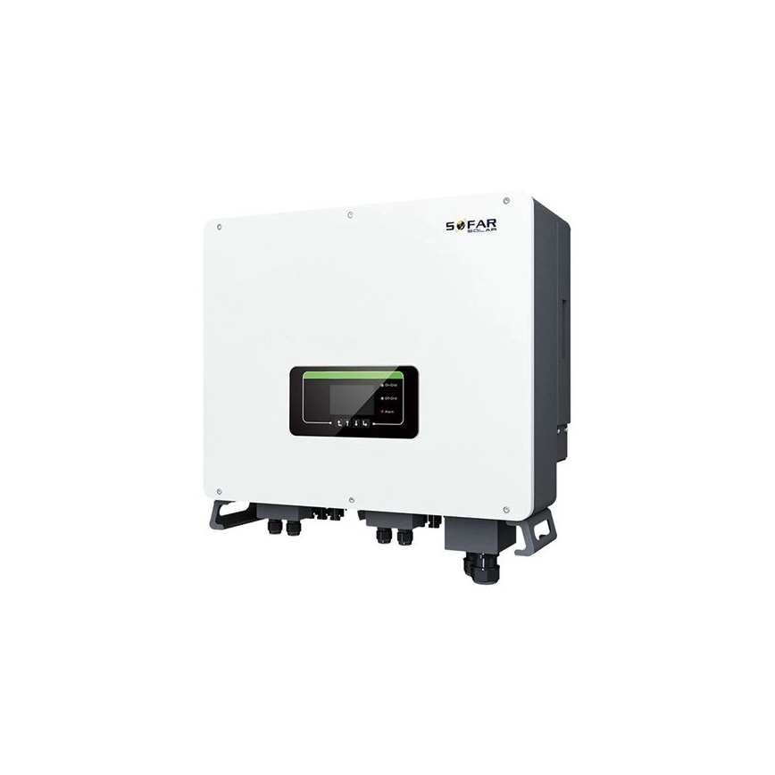 Solcellesæt SOFAR Solar - 20kWp panel RISEN Sort + 20kW SOLAX omformer 3p + 20 kWh batteri SOFAR med batterikontrolenhed