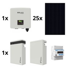 Solcellesæt: SOLAX Power - 10kWp JINKO + 15kW SOLAX inverter 3f + 11,6 kWh batteri
