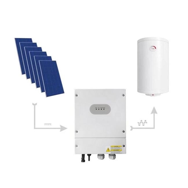 Soldrevet inverter til vandopvarmning 4kW MPPT