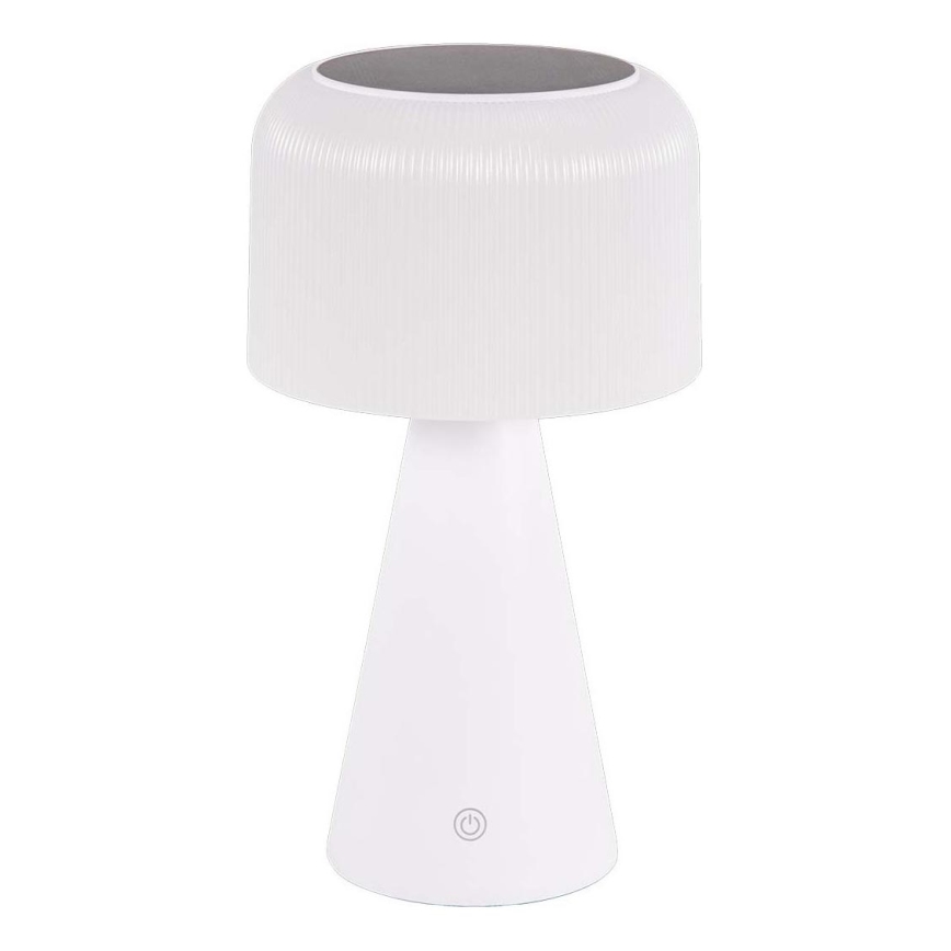 Soldrevet LED bordlampe m. touch-funktion dæmpbar LIMA LED/3,7V 1800 mAh 3000/4000/5000K IP44 hvid