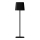 Soldrevet LED bordlampe m. touch-funktion dæmpbar og genopladelig LED/5W/5V 3000-6000K 3600 mAh IP65 sort