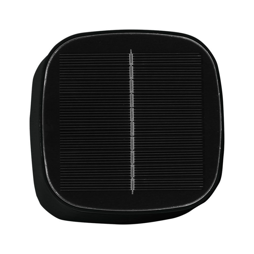 Soldrevet LED bordlampe m. touch-funktion dæmpbar og genopladelig LED/5W/5V 3000-6000K 3600 mAh IP65 sort