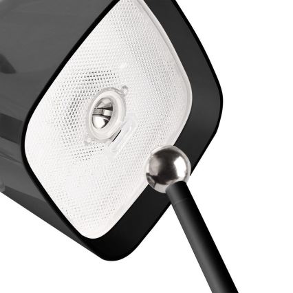 Soldrevet LED bordlampe m. touch-funktion dæmpbar og genopladelig LED/5W/5V 3000-6000K 3600 mAh IP65 sort