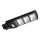 Soldrevet LED gadelampe m. bevægelses- og skumringssensor dæmpbar LED/12W/3,2V 6000K IP65 10000 mAh sort + fjernbetjening