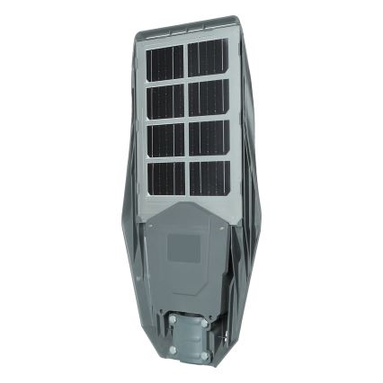 Soldrevet LED gadelampe m. sensor dæmpbar KERS LED/300W/3,2V 6500K 8000 mAh IP65 grå + fjernbetjening
