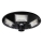 Soldrevet LED gadelampe m. sensor dæmpbar LED/22W/6V 18000 mAh 6500K IP65 sort + fjernbetjening