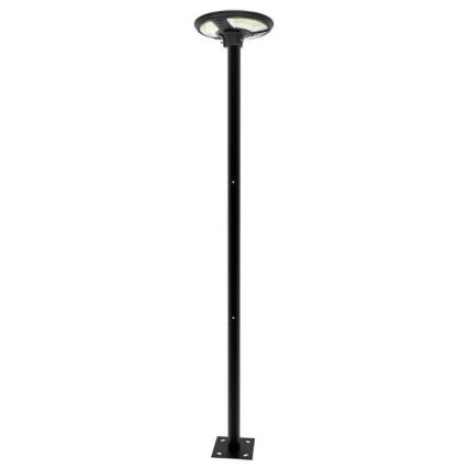 Soldrevet LED gadelampe med sensor LED/10W/3,2V 6500K IP65 25000 mAh + fjernbetjening