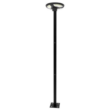 Soldrevet LED gadelampe med sensor LED/10W/3,2V 6500K IP65 + fjernbetjening