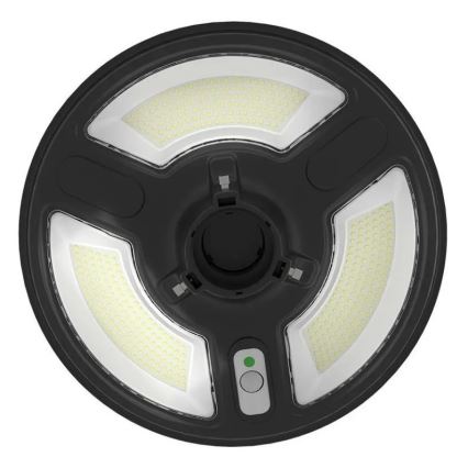 Soldrevet LED gadelampe med sensor LED/10W/3,2V 6500K IP65 + fjernbetjening