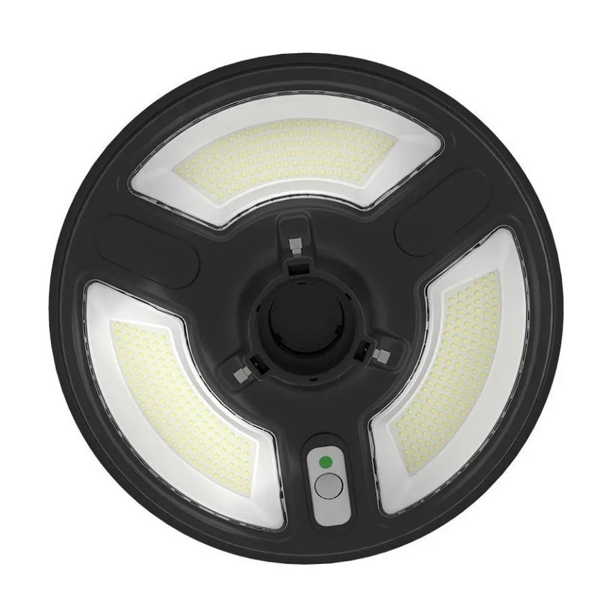 Soldrevet LED gadelampe med sensor LED/10W/3,2V 6500K IP65 25000 mAh + fjernbetjening
