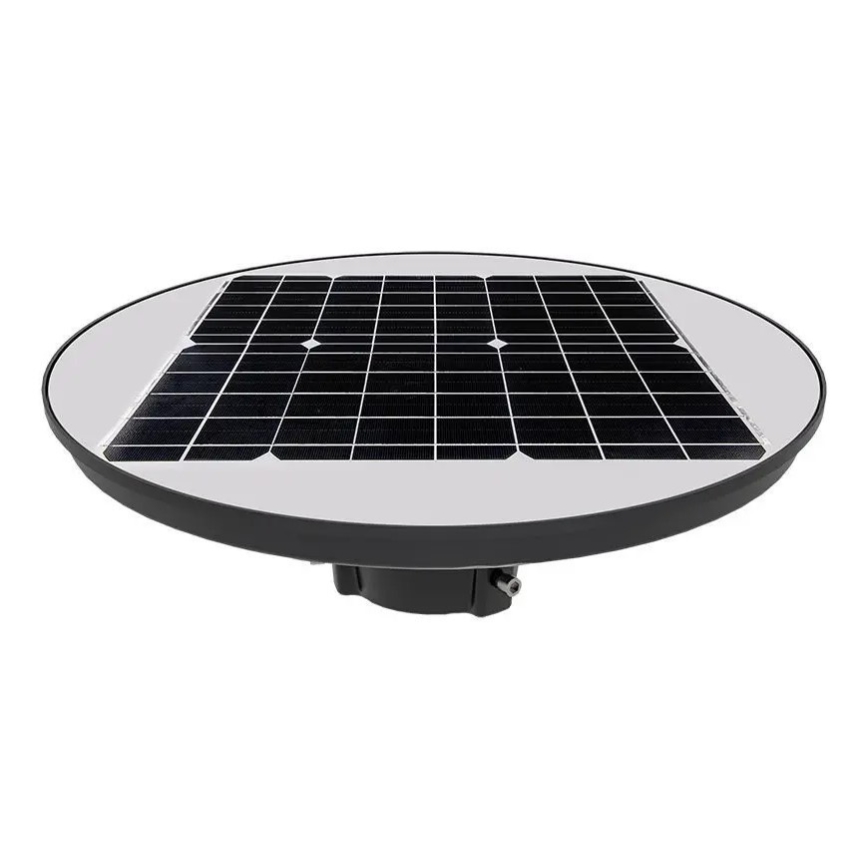 Soldrevet LED gadelampe med sensor LED/10W/3,2V 6500K IP65 25000 mAh + fjernbetjening