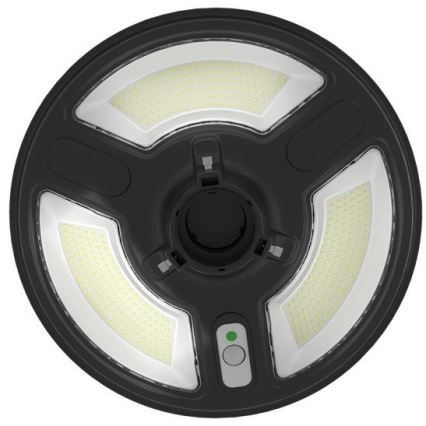 Soldrevet LED gadelampe med sensor LED/10W/3,2V IP65 4000K + fjernbetjening