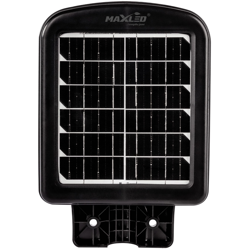 LED Soldrevet gadelampe m. sensor dæmpbar LED/150W/6V 6500K IP65 sort + fjernbetjening
