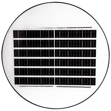 Soldrevet LED gadelampe m. sensor dæmpbar LED/15W/6V 11000 mAh 6500K IP65 sort + fjernbetjening