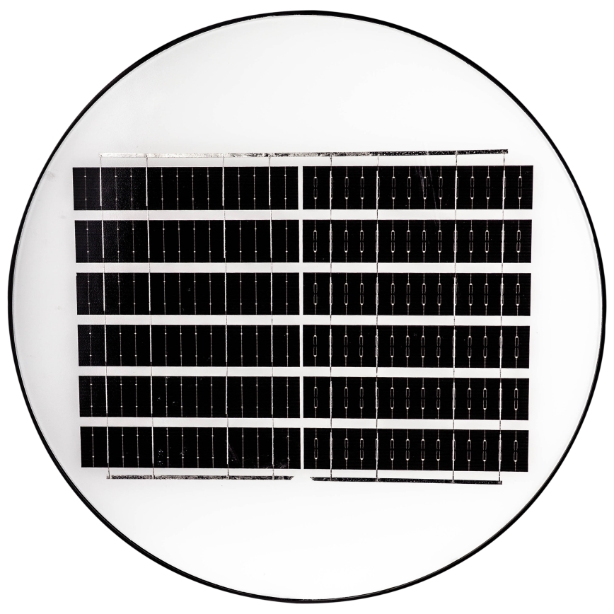Soldrevet LED gadelampe m. sensor dæmpbar LED/15W/6V 11000 mAh 6500K IP65 sort + fjernbetjening