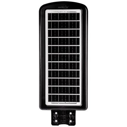 Soldrevet LED gadelampe m. sensor dæmpbar LED/240W/6V 11000 mAh 6500K IP65 sort + fjernbetjening