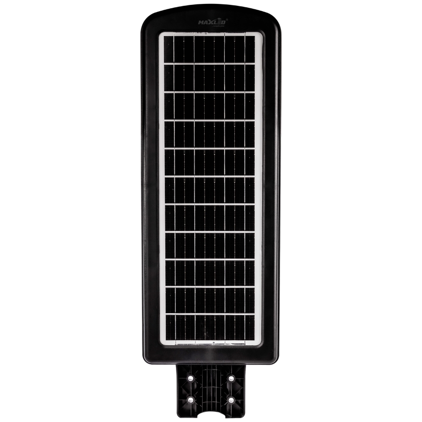 LED Soldrevet gadelampe m. sensor dæmpbar LED/300W/6V 6500K IP65 sort + fjernbetjening