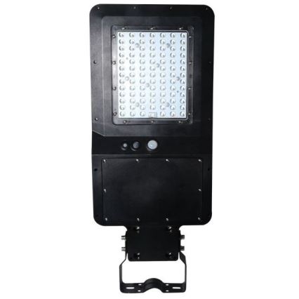 Soldrevet LED gadelampe med sensor LED/40W/9,6V IP65 6000K + fjernbetjening